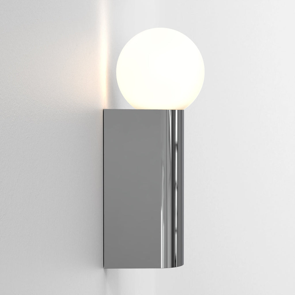 Ortona Wall Light, Single, Chrome, G9, IP44
