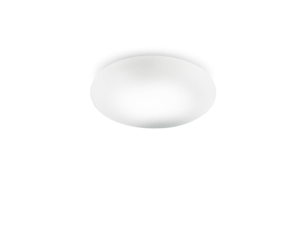 Disco Ceiling or Wall, White Glass, E27, IP20