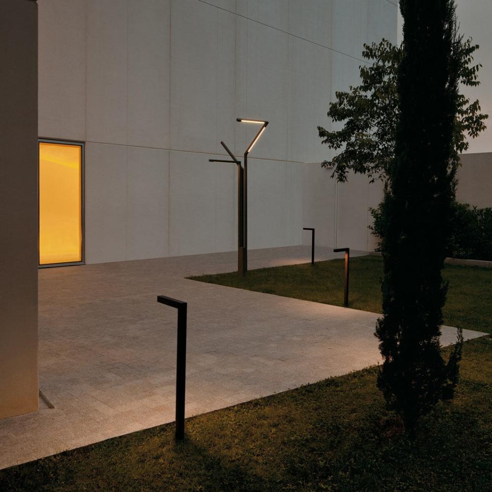 Palo Alto Floor, 3 Light, 310 cm, Brown, LED, 45W, On/Off, IP65