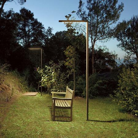 Palo Alto Floor, 1 Light, 280 cm, Green, LED, 15W, On/Off, IP65