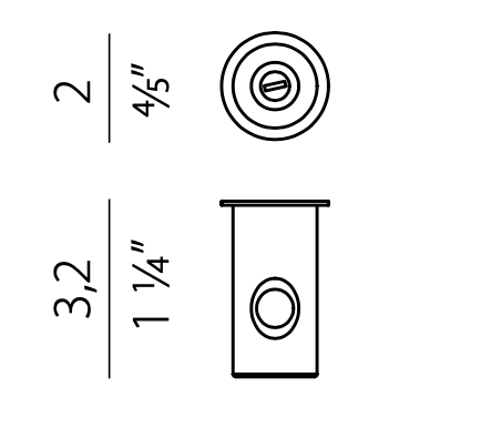 Z: Panzeri Radial Swag Hook, Clear [M800]