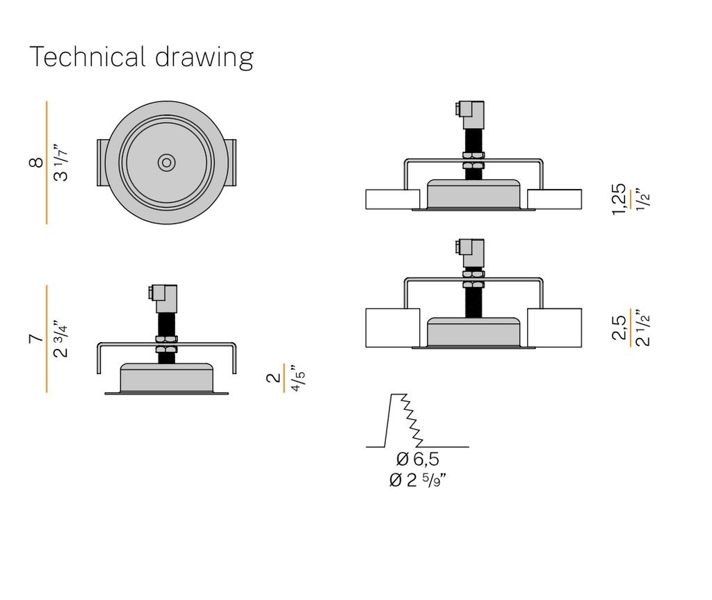 Z: Panzeri Canopy, Recessed Mount [XM9201-01]