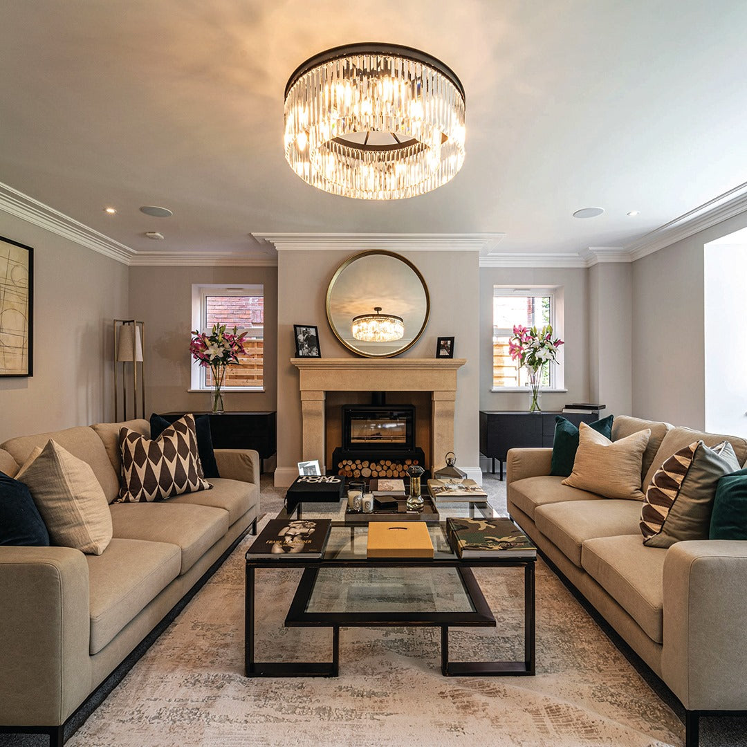 Perdita Pendant, Tiered, Black, E14, IP20