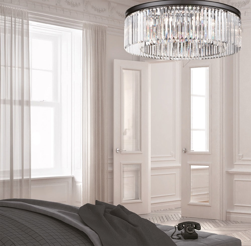 Perdita Pendant, Drum, Black, E14, IP20