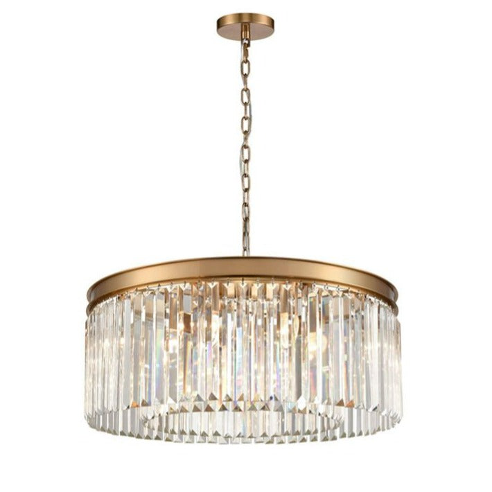 Perdita Pendant, Drum, Brushed Brass, E14, IP20