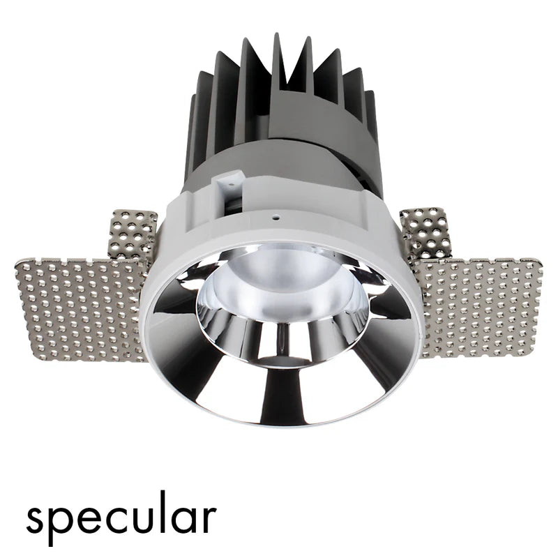 Performance Downlight, Small, 2G, Trimless, Round, Fixed, Specular, LED, Dim, IP40