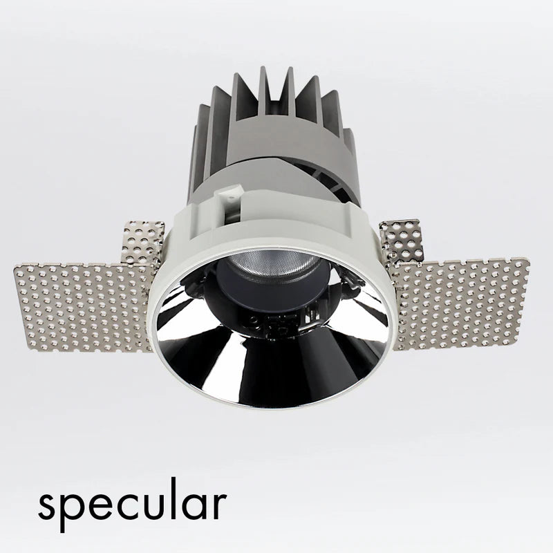 Performance Downlight, Small, Trimless, Round, Adjustable, Specular, VARIABLE LED, Dim, IP40