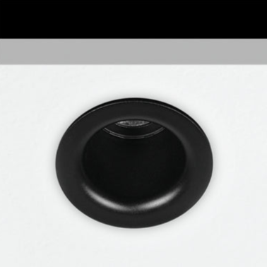 Piccolo 45 mm Downlight, Black, 6W, 450 Lumens, 2700K, LED, Dim, IP20