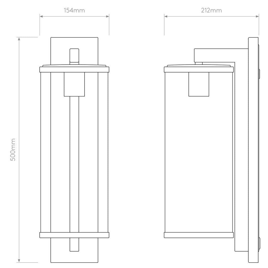 Pimlico Wall Light, E27, IP23