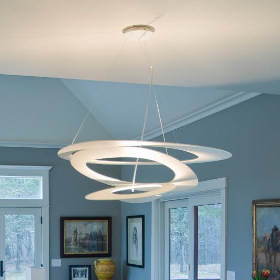 Pirce Pendant, White, R7s, Triac Dim, IP20