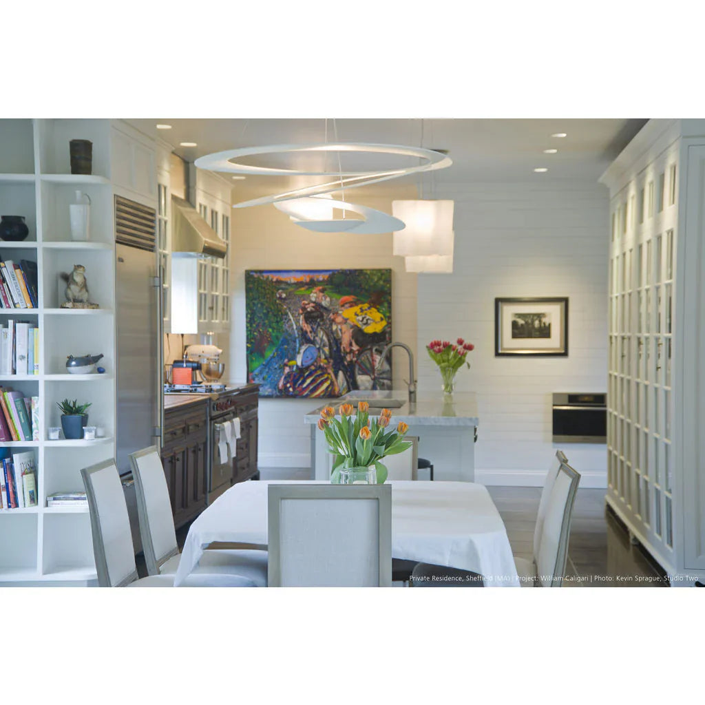 Pirce Pendant, White, R7s, Triac Dim, IP20