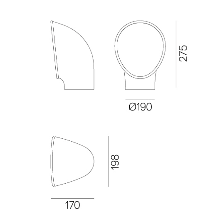 Piroscafo Bollard, Rust, LED, On/Off, IP65