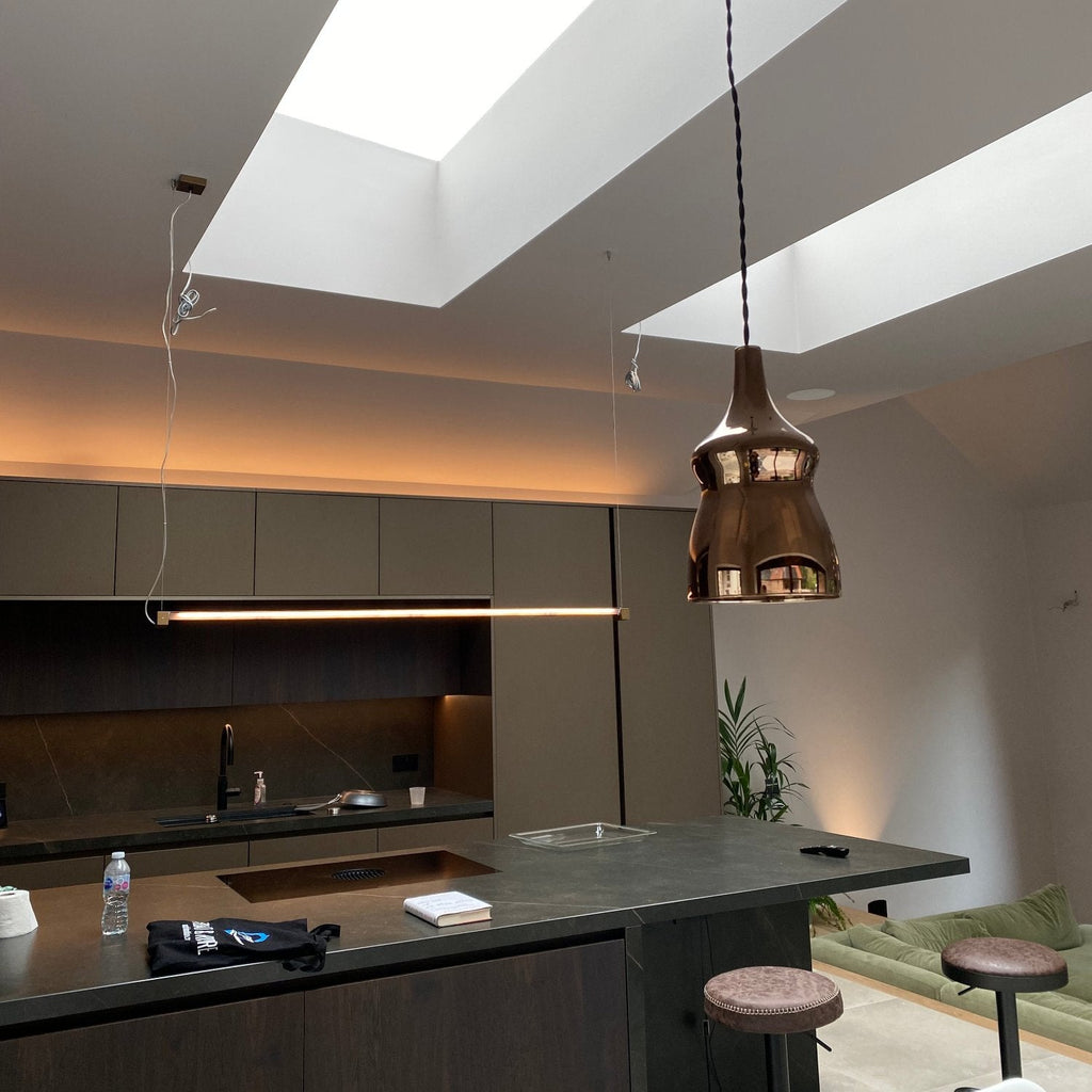 Nostalgia Pendant, Bronze Glass, LED, Triac Dim, IP20