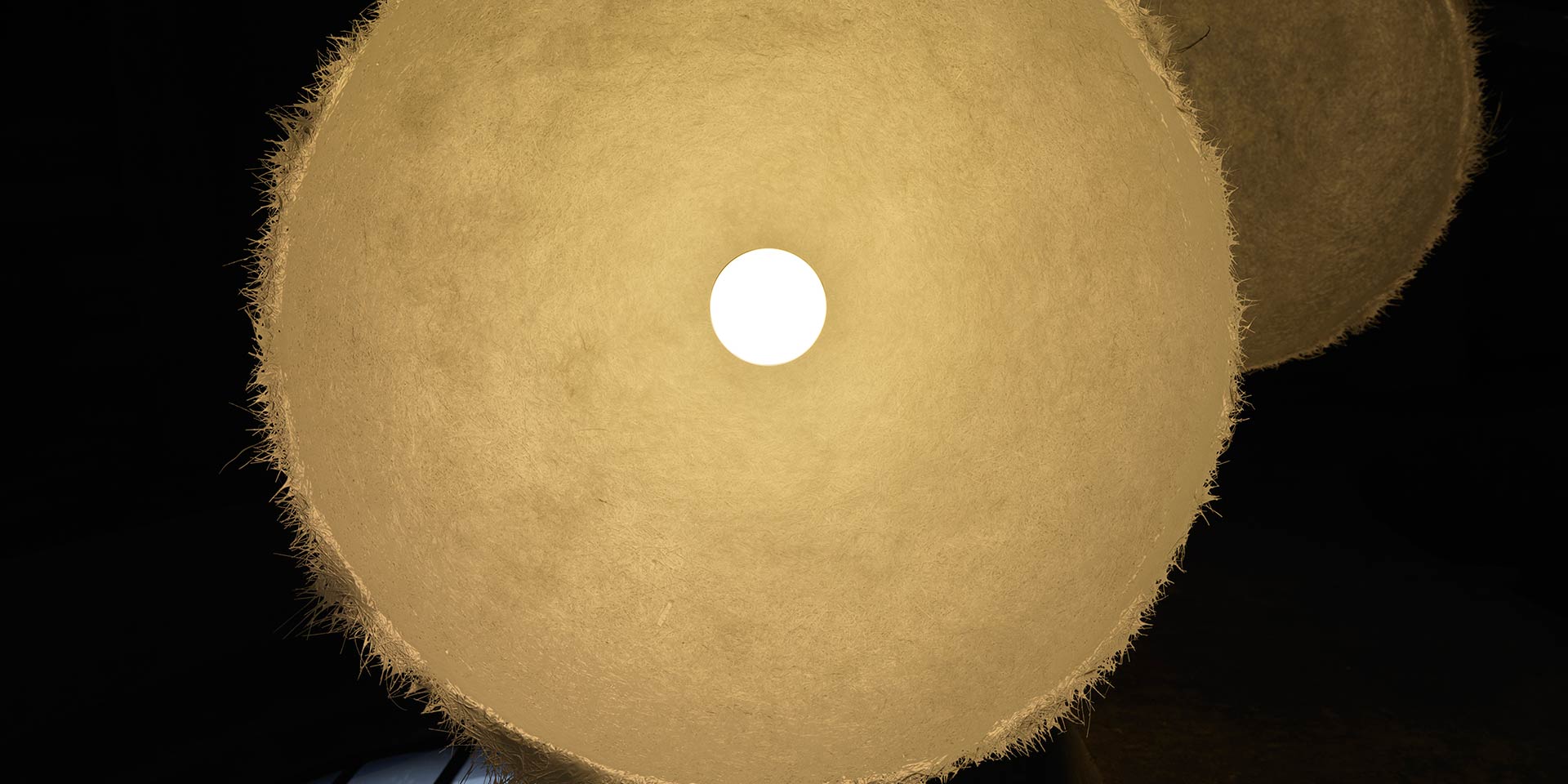 Plancton Pendant, 75 cm ø, White Fibreglass, E27, IP44