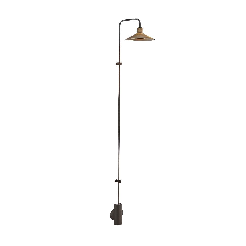 Platet Wall, Long Arm, Brass, LED, 4.2W, Triac Dim, IP20