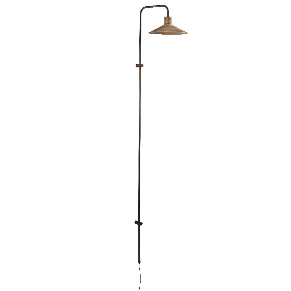 Platet Wall, Long Arm, Terracotta, LED, 4.2W, Foot Dimmer, Plug In, IP20