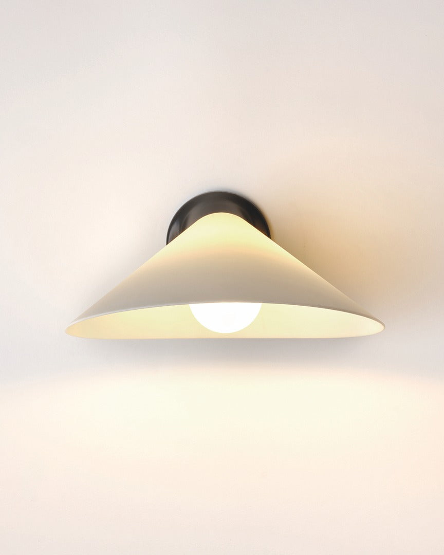 Plume Adjustable Wall, White Shade with Black Base, E27, IP20