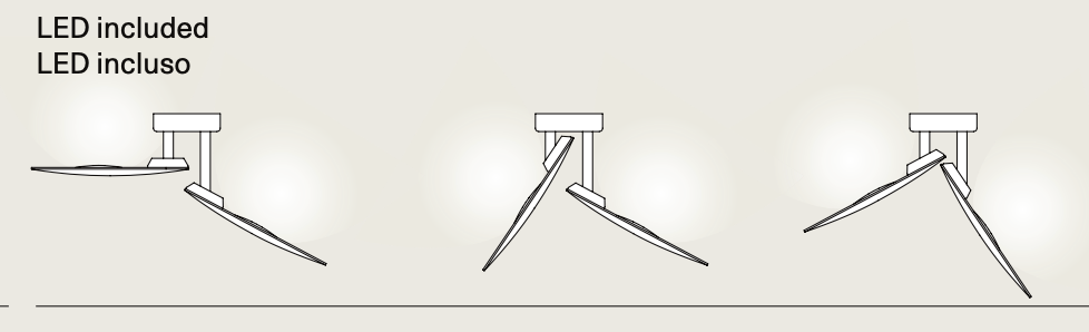 Puzzle Ceiling or Wall Light, Double Round, LED, Triac Dim, IP65