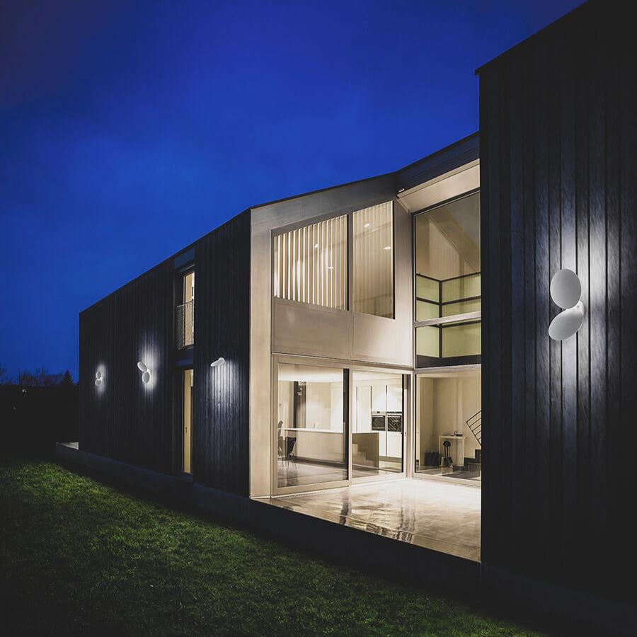 Puzzle Ceiling or Wall Light, Double Round, LED, Triac Dim, IP65