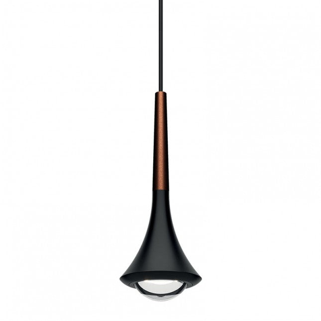 Rain Pendant, Black, LED, Triac Dim, IP20