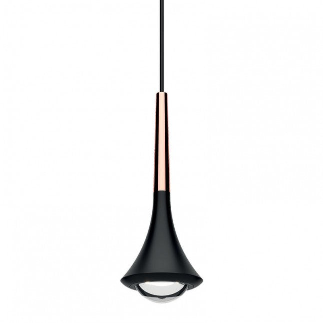 Rain Pendant, Black, LED, Triac Dim, IP20