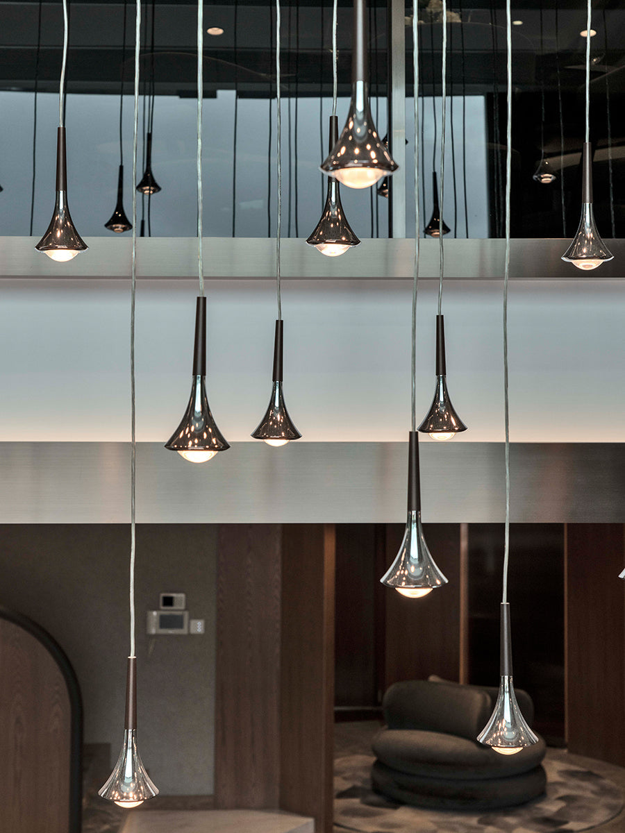 Rain Pendant, Chrome, LED, Triac Dim, IP20