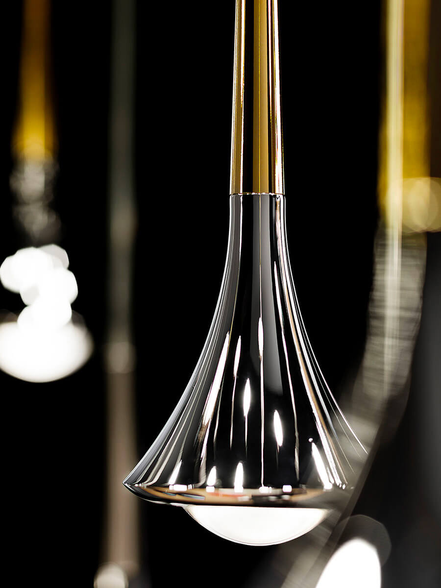 Rain Pendant, Chrome, LED, Triac Dim, IP20