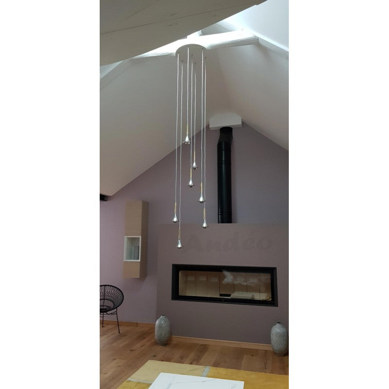 Rain Pendant, Chrome, LED, Triac Dim, IP20