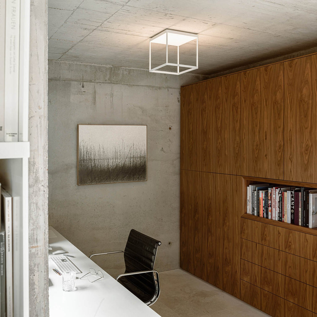 Reflex Ceiling 300 x 300 White Finish in Home Office
