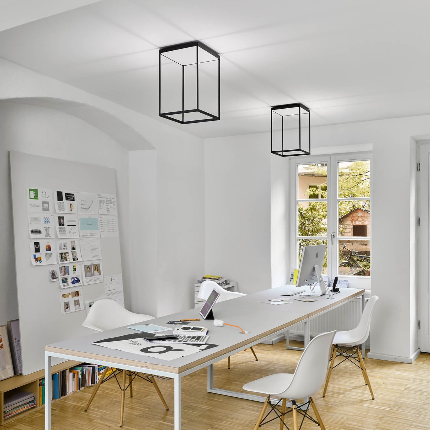 Reflex Ceiling 300 x 450 Black Finish Studio Doubled 