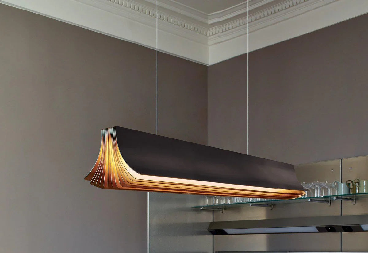 Respiro Linear Pendant, Black, 90 cm, LED, Triac Dim, IP20