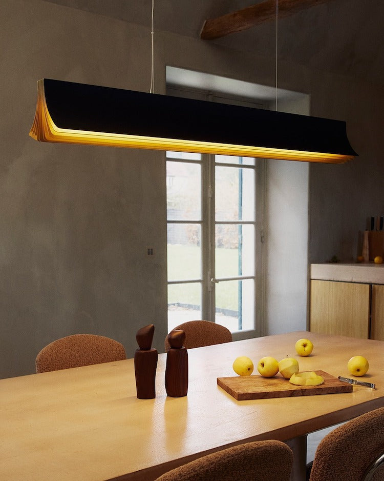 Respiro Linear Pendant, Gold, 120 cm, LED, Triac Dim, IP20