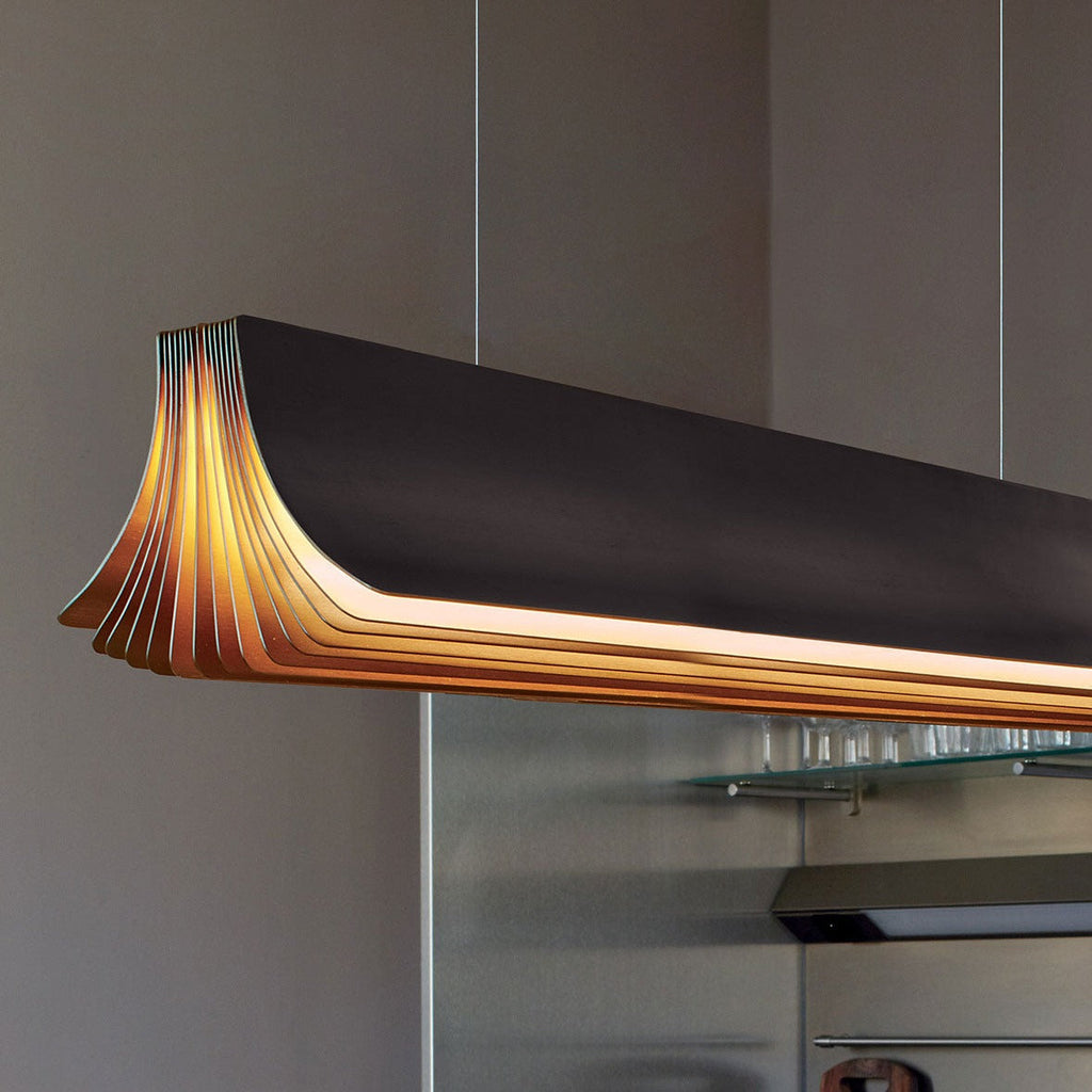 Respiro Linear Pendant, Black, 120 cm, LED, Triac Dim, IP20