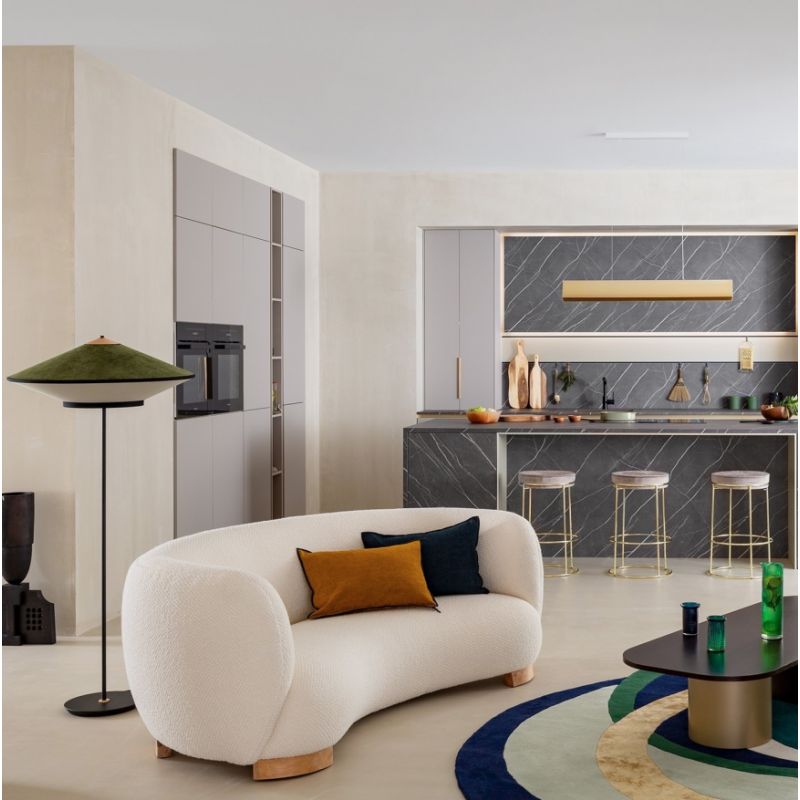 Respiro Linear Pendant, Gold, 120 cm, LED, Triac Dim, IP20