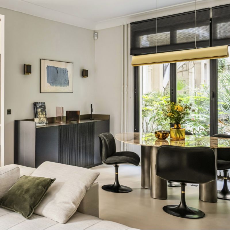 Respiro Linear Pendant, Gold, 120 cm, LED, Triac Dim, IP20