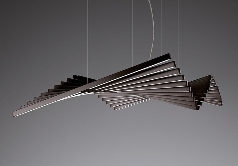 Rhythm Pendant, Horizontal, LED, 1-10v Dim