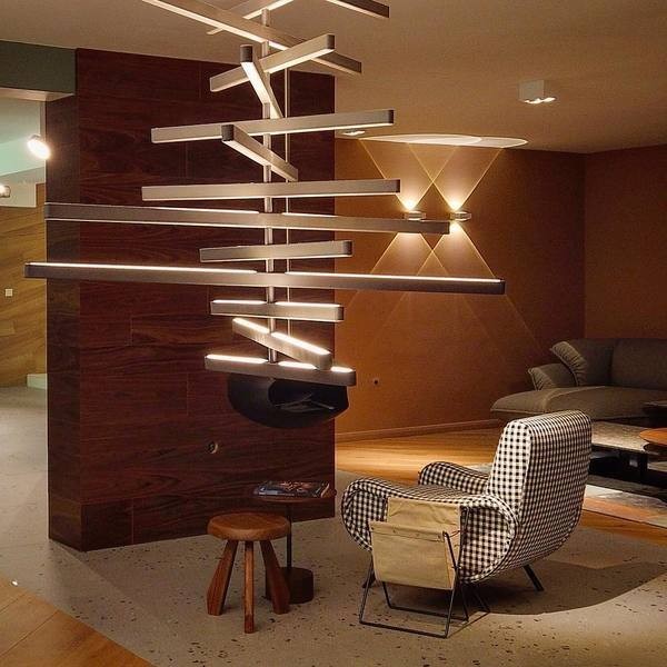 Rhythm Pendant, Vertical, LED, 1-10v Dim