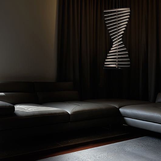 Rhythm Pendant, Vertical, LED, 1-10v Dim