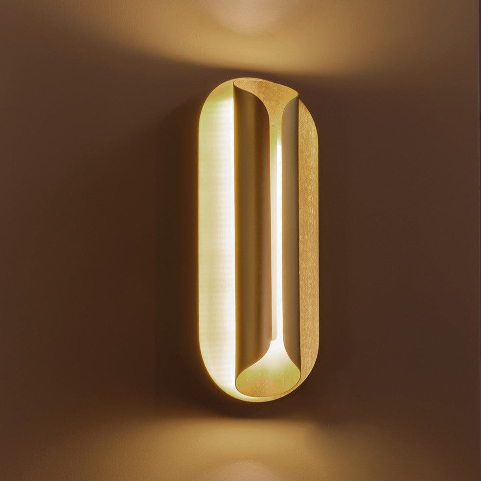 Rosalie Wall, 40 cm H, Anodised Gold, LED, Triac Dim, IP20