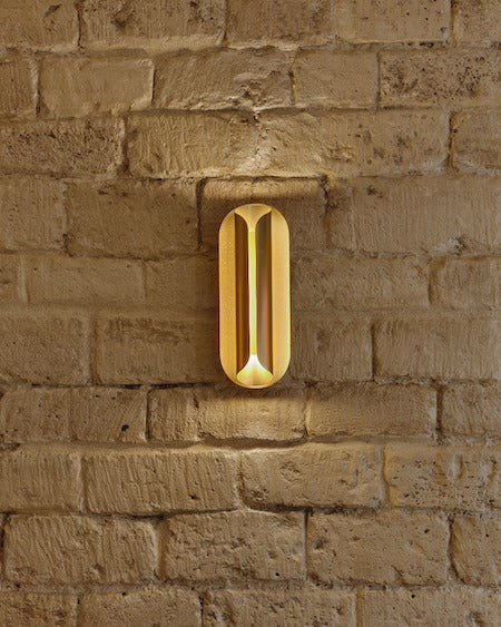 Rosalie Wall, 40 cm H, Anodised Gold, LED, Triac Dim, IP20