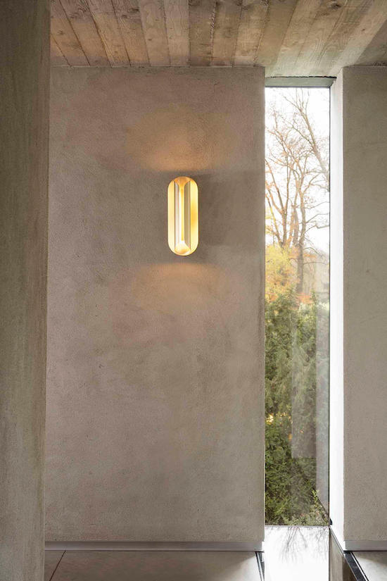 Rosalie Wall, 40 cm H, Anodised Gold, LED, Triac Dim, IP20