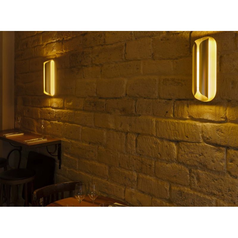 Rosalie Wall, 40 cm H, Anodised Gold, LED, Triac Dim, IP20