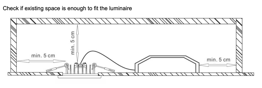 Sol Flush Downlight, XL, Round, White, 26W, LED, Dim, IP40
