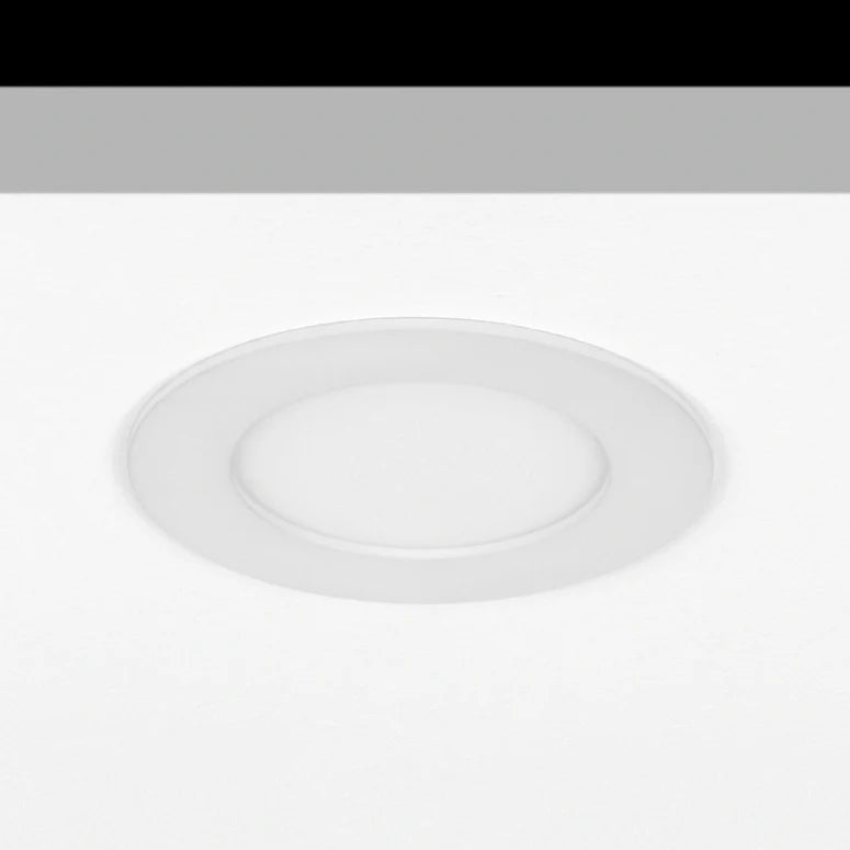 Sol Flush Downlight, Small, Round, White, 6W, LED, Dim, IP40