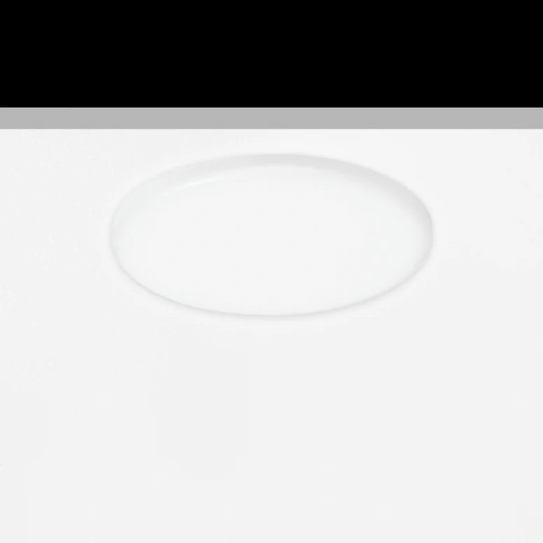 Sol Semi-Flush Downlight, Medium, Round, White, 11.5W, LED, Dim, IP54