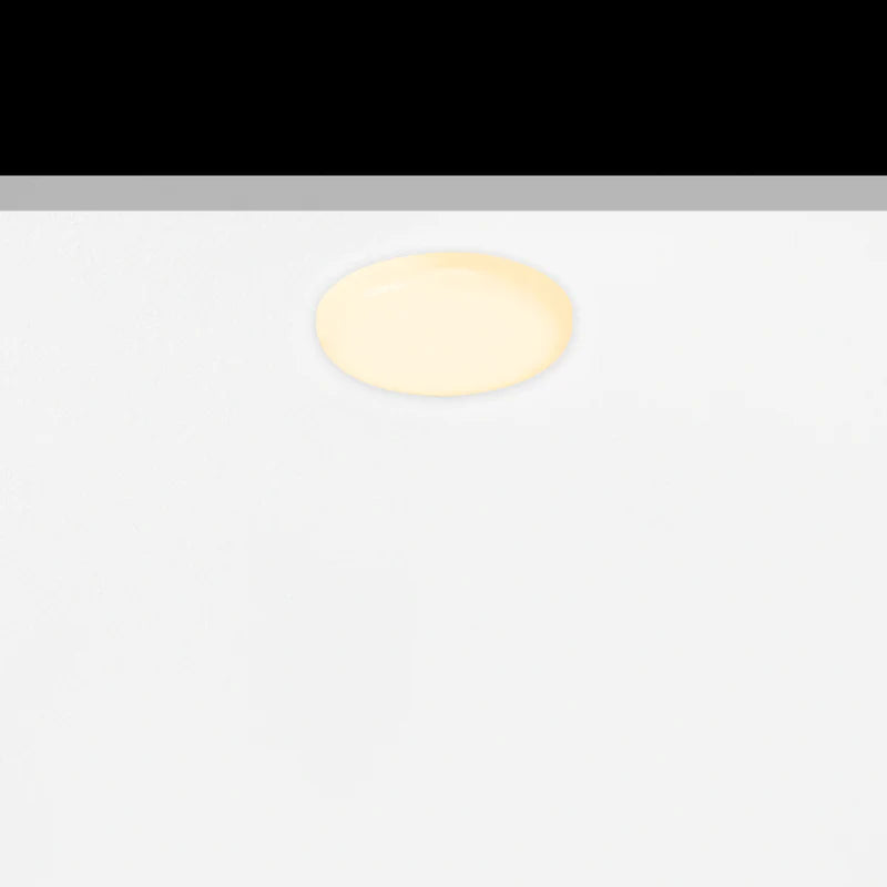 Sol Semi-Flush Downlight, XS, Round, White, 4.5W, LED, On/Off, IP54