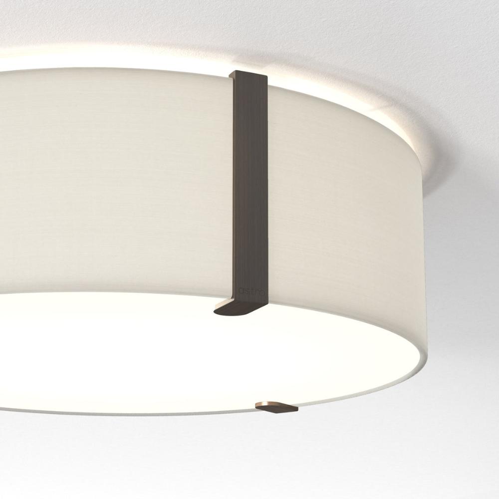 Salina Ceiling, Putty Fabric, E27, IP20