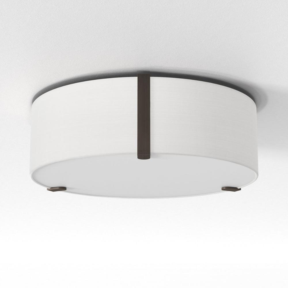 Salina Ceiling, White Fabric, E27, IP20
