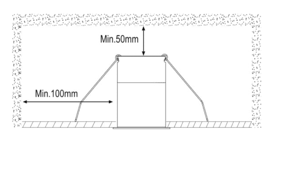 Piccolo 35 mm Downlight, White, 1.5W, 120 Lumens, 2700K, LED, Dim, IP20
