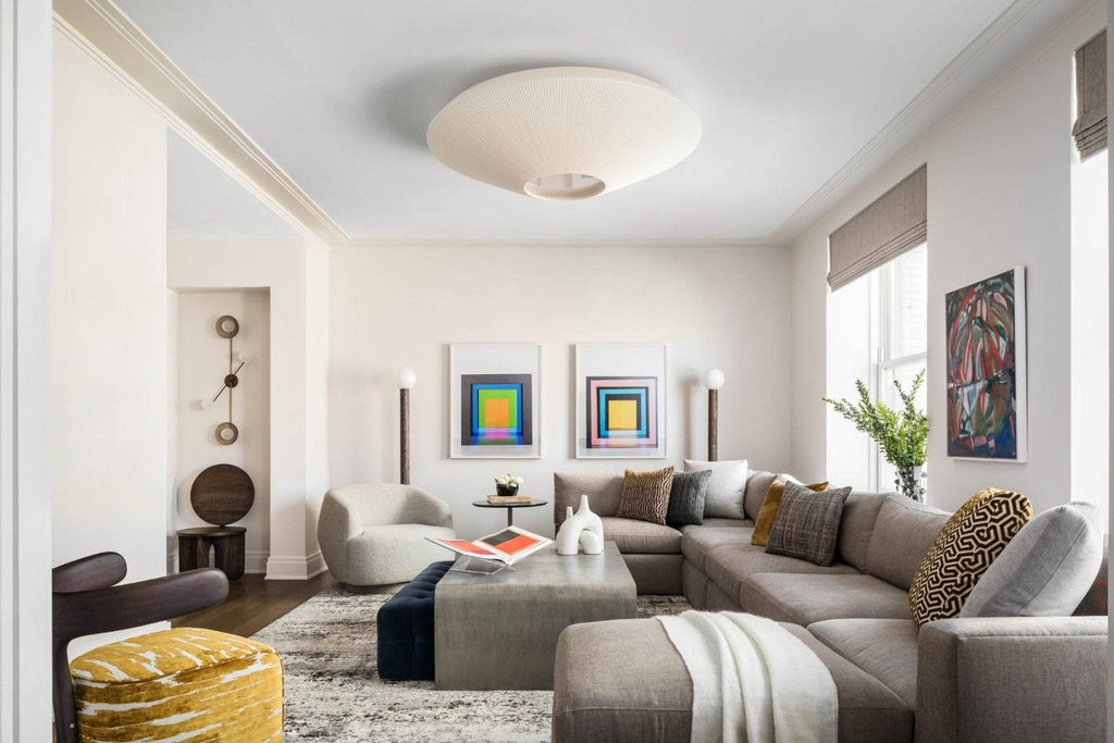 Siam Ceiling, 200 cm, White Ribbons, E27, IP20